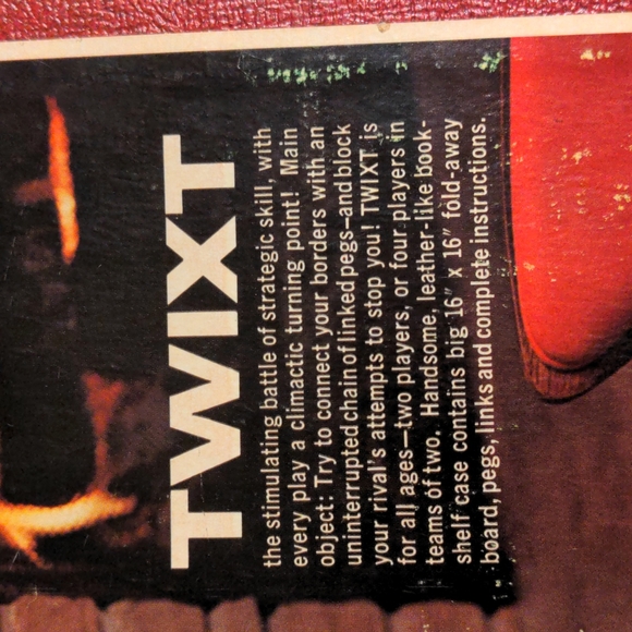 Vintage Twixt Bookshelf Board Game 3M 1962 Strategy Battle MCM Complete Mod Fun - Picture 8 of 12